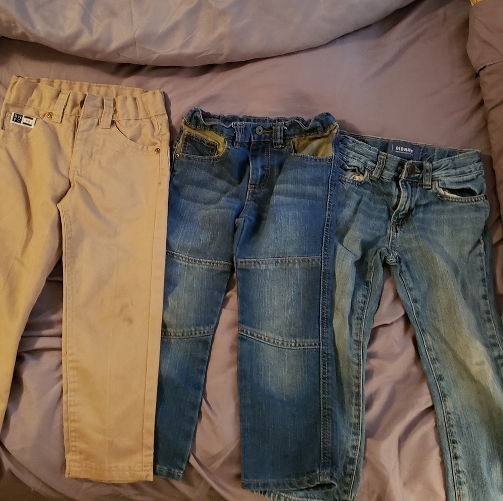 3 pairs of boys size 4T pants/jeans